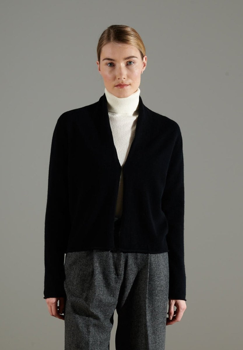 Cardigan cachemire noir femme - NAMI 2-0