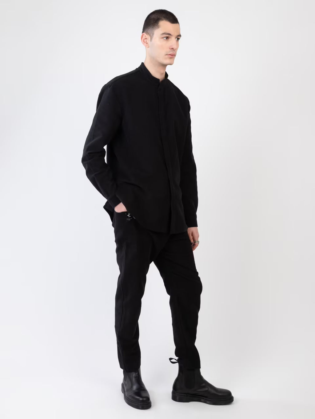 Yaku Shirt - Black Velvet-2
