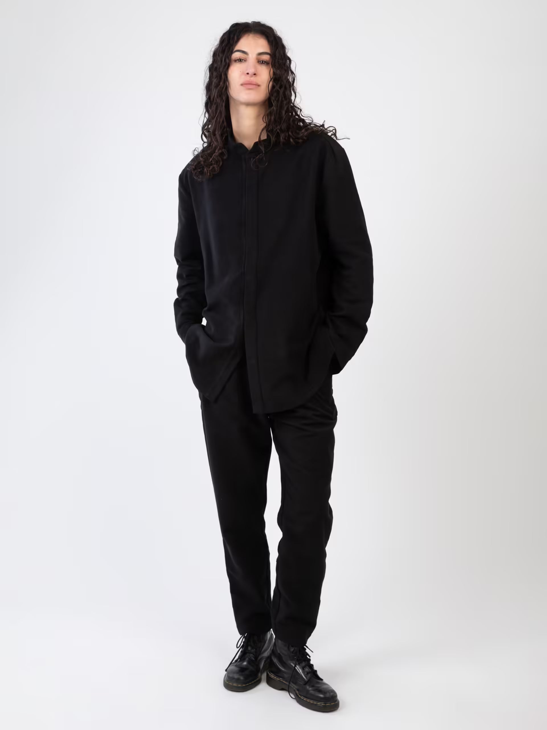 Yaku Shirt - Black Velvet-1