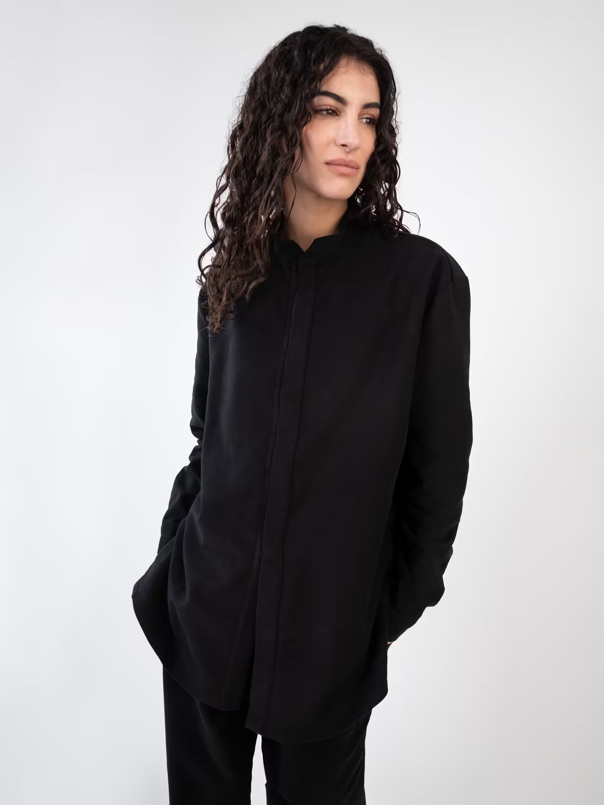 Yaku Shirt - Black Velvet-5