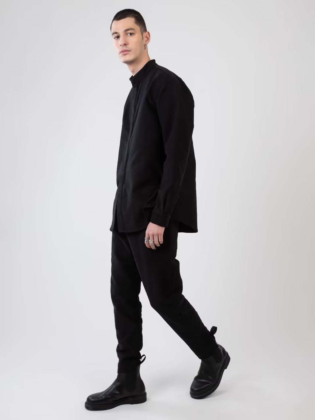 Yaku Shirt - Black Velvet-6