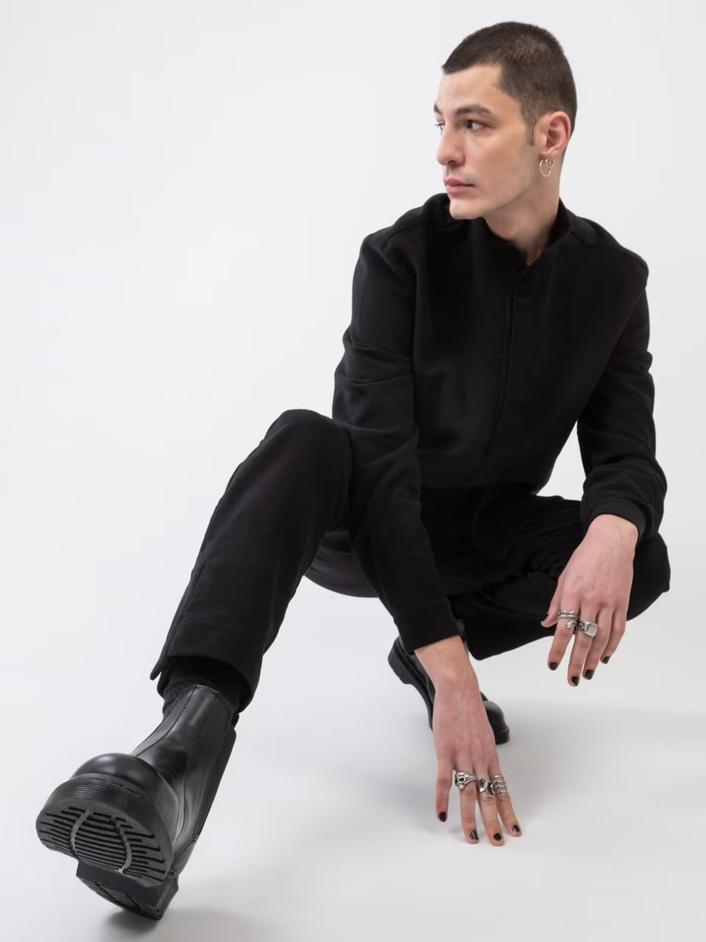 Yaku Shirt - Black Velvet-4