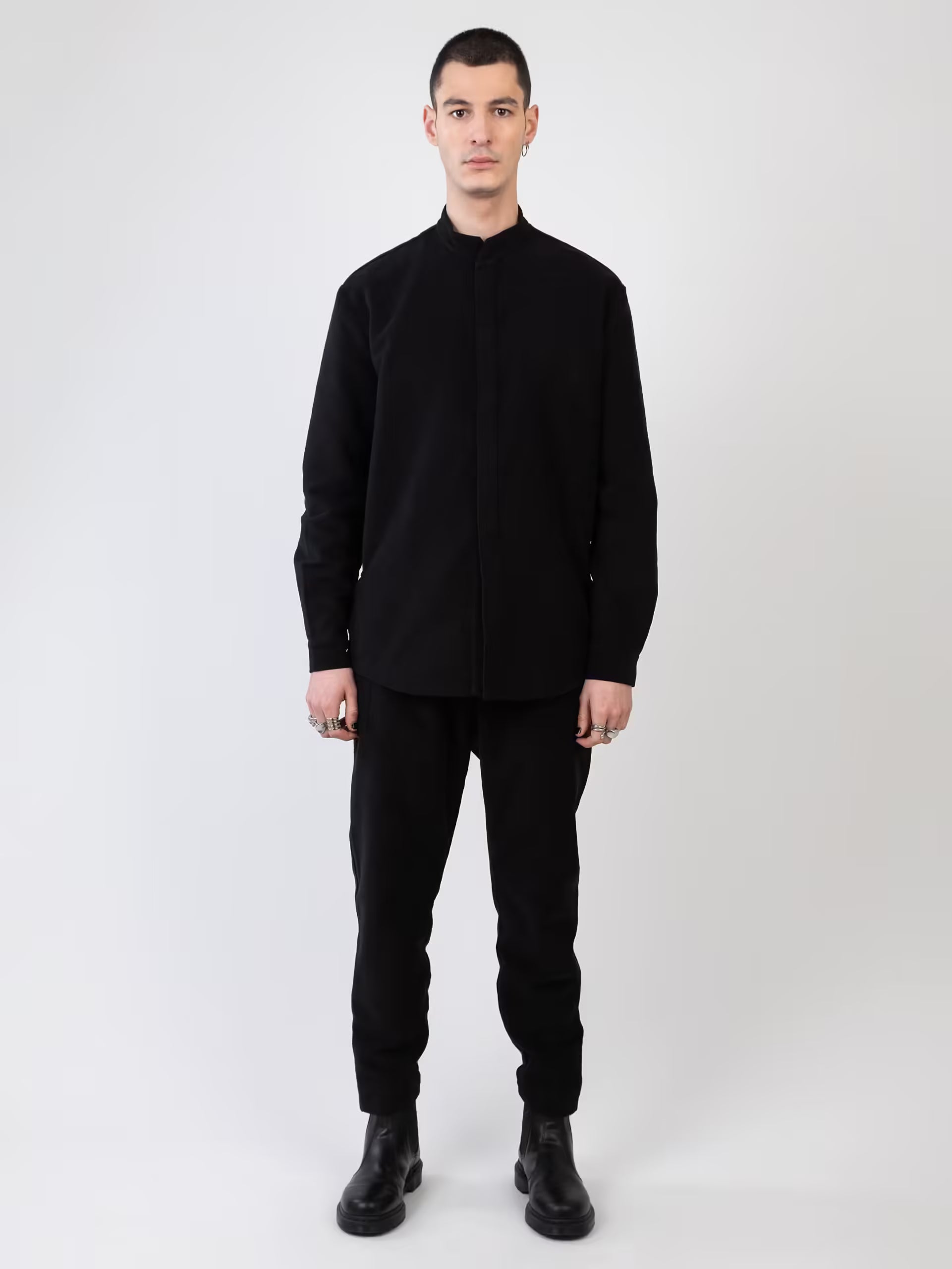 Yaku Shirt - Black Velvet-0